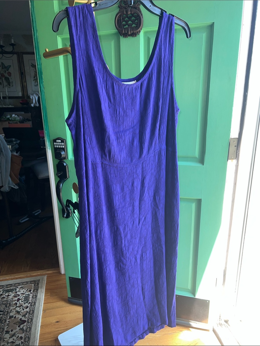 karin stevens vintage Sleeveless Midi Dress in Deep Purple size 12